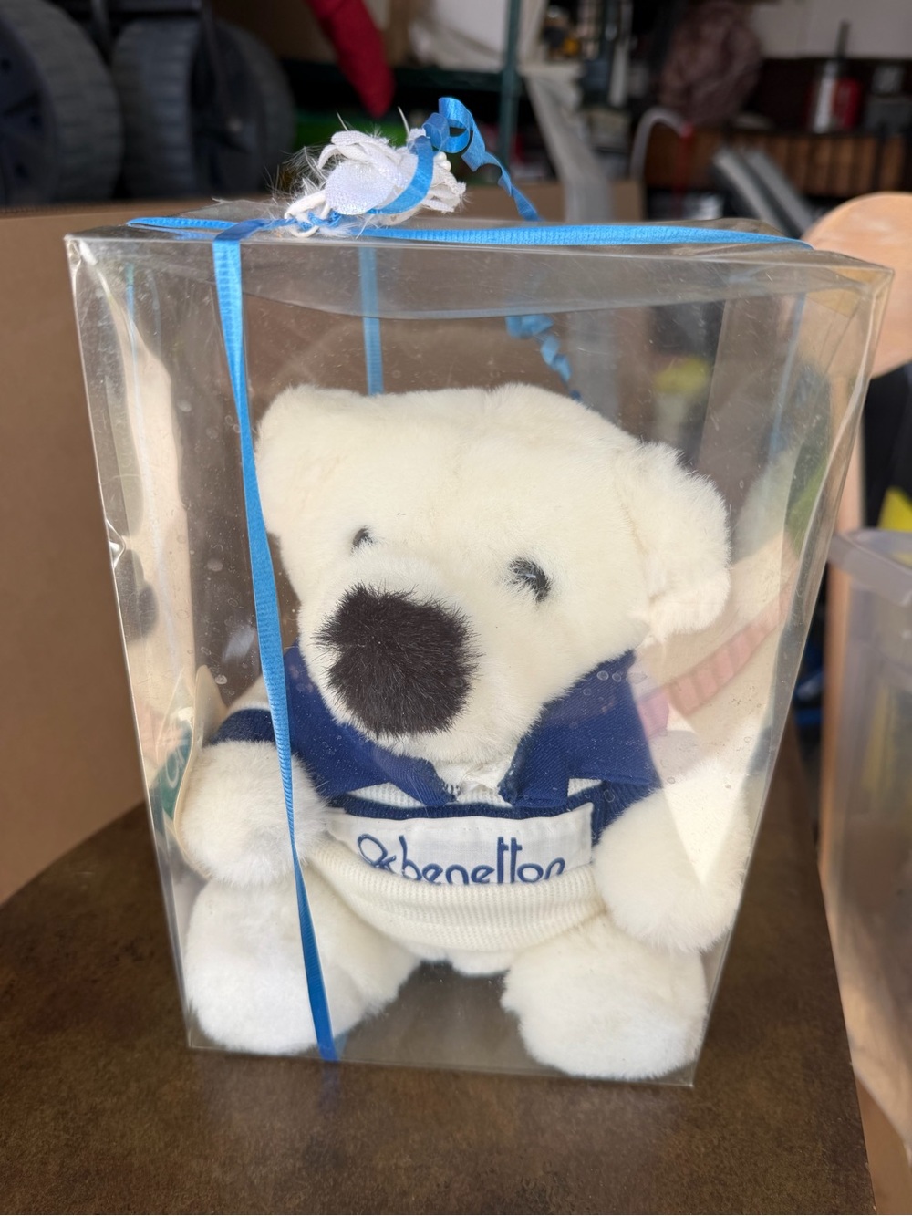 Benetton Bear Plush 1985 Rare Commonwealth Toy & Novelty Company 80's Vintage